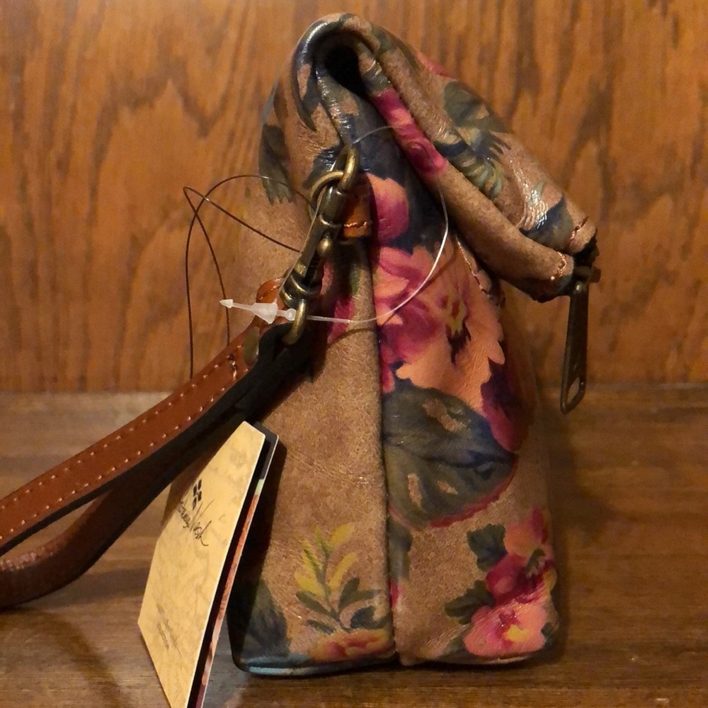 NWT-Patricia Nash-Vintage Victorian Garden-Valerie-Zip Wristlet Pouch/Clutch-$99 - Picture 7 of 11